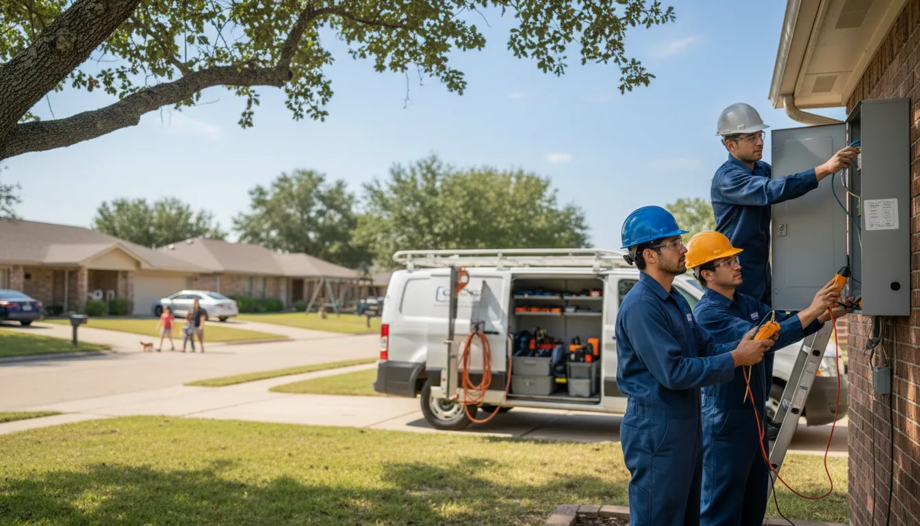 Certified electrician providing emergency electrical services in New Boston, MI